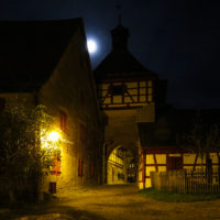 Burghof Cadolzburg Nacht