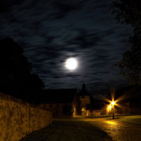Burghof Cadolzburg Nacht